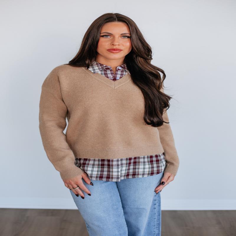 Deanna Contrast Sweater