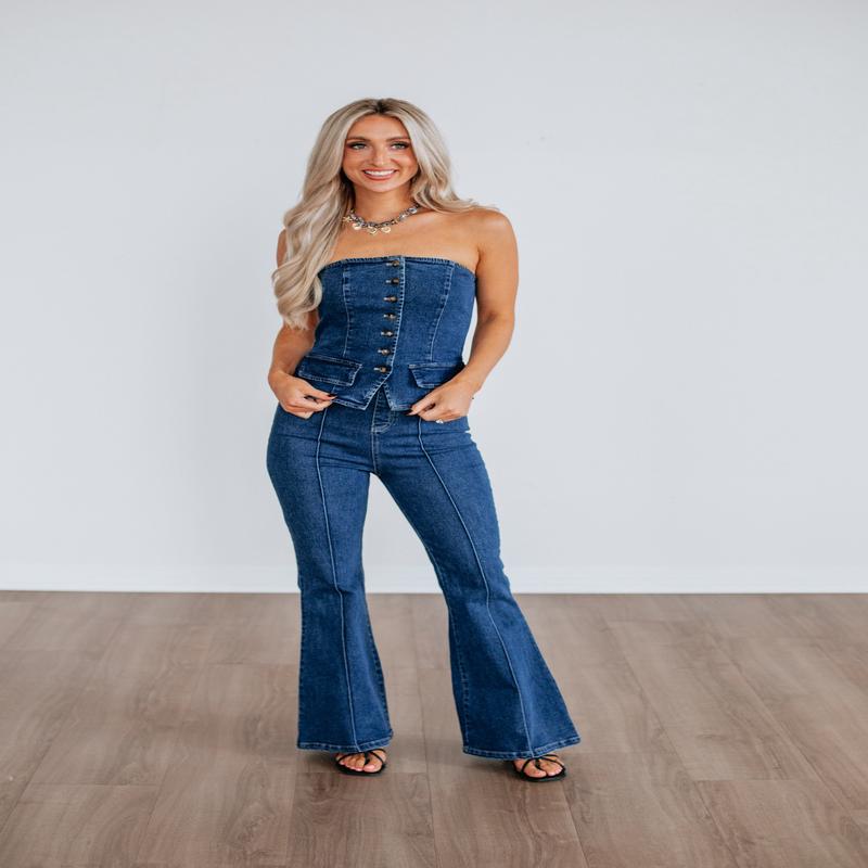Kayleen Denim Jumpsuit