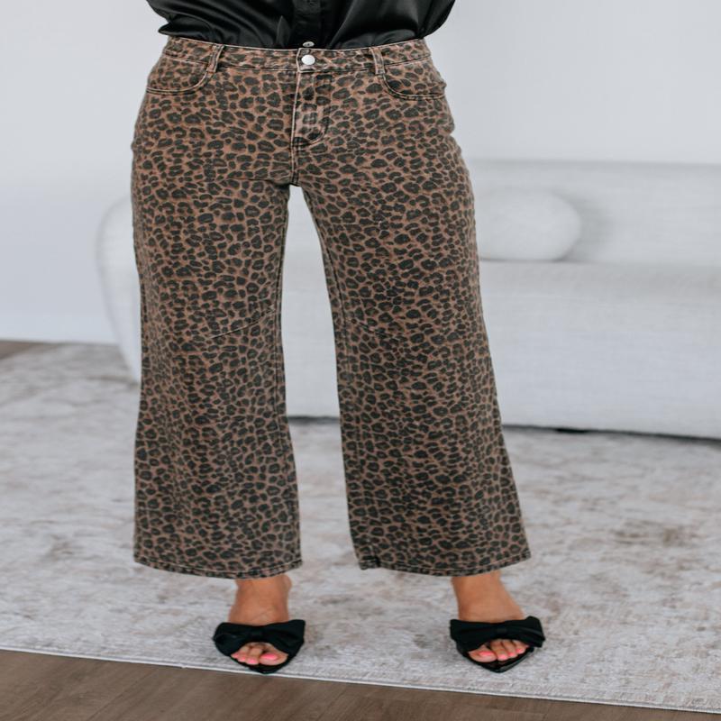 Lallina Leopard Pants