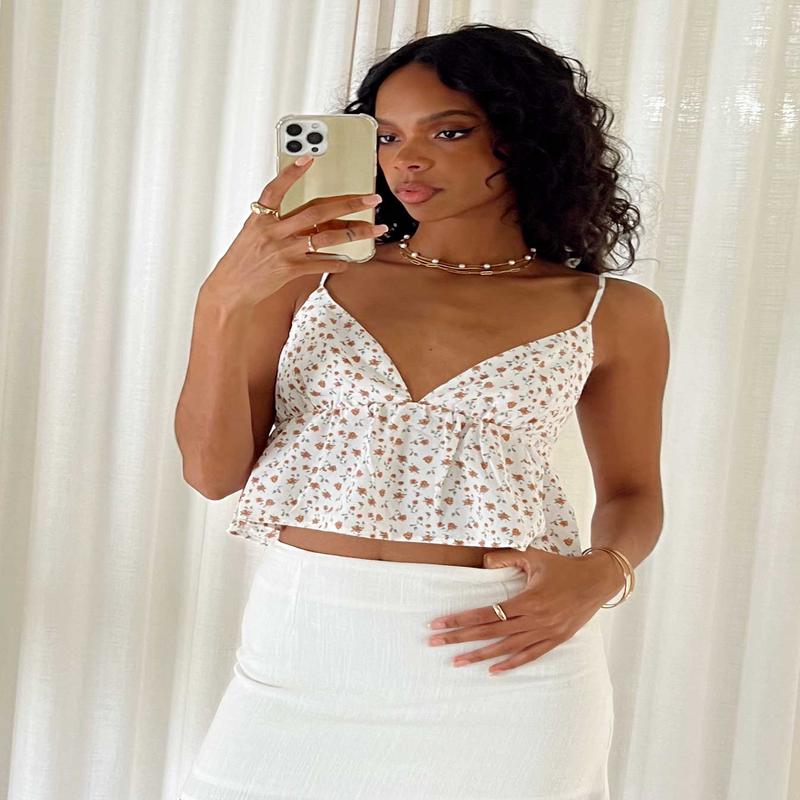 Koko Top White Floral