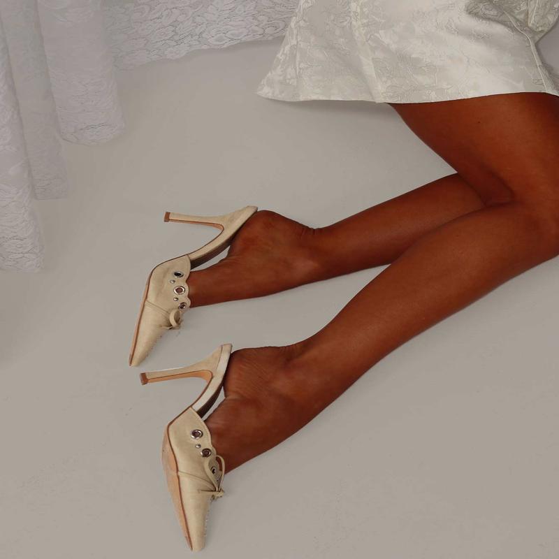 Charisma Pointed Toe Heels Taupe