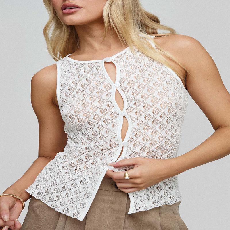 Live In Reality Top White