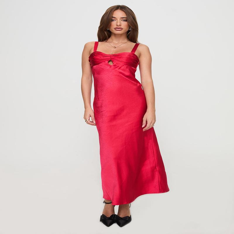 Joane Maxi Dress Red