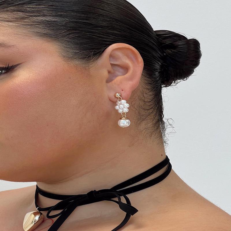 Nataly Earrings Pearl