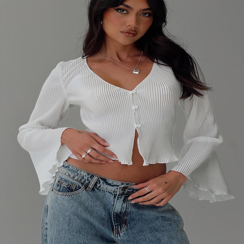 Collis Long Sleeve Top Cream