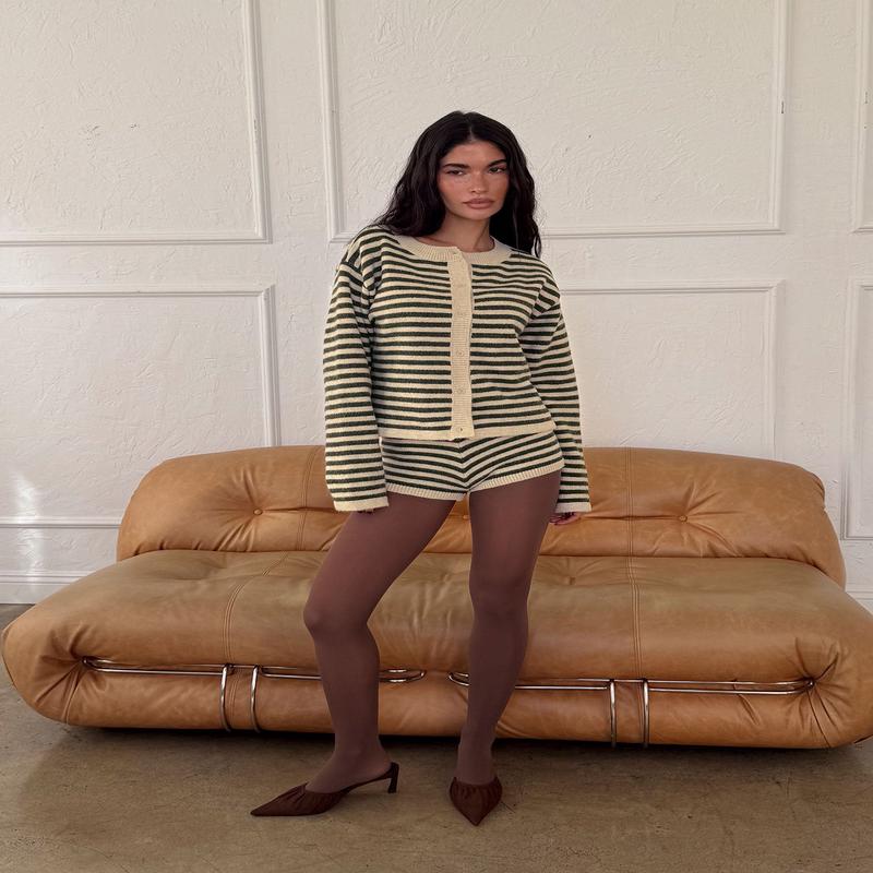 Ashlinn Sheer Tights Brown