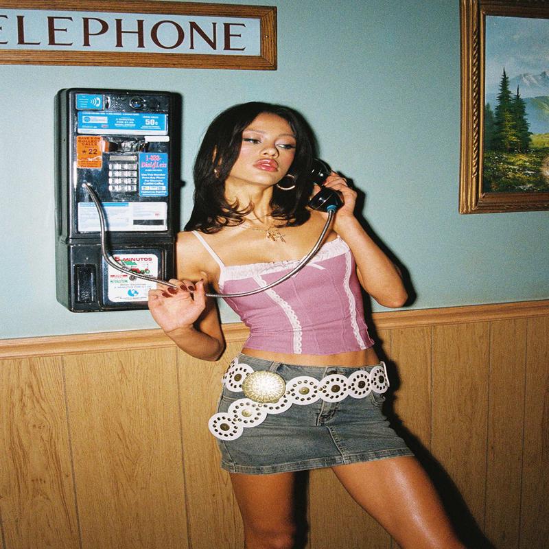 Faya Low Rise Denim Mini Skirt Antique Wash