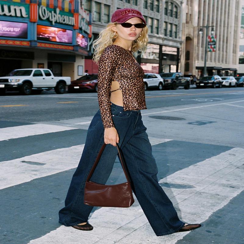 California King Mid Rise Straight Leg Jeans Dark Blue