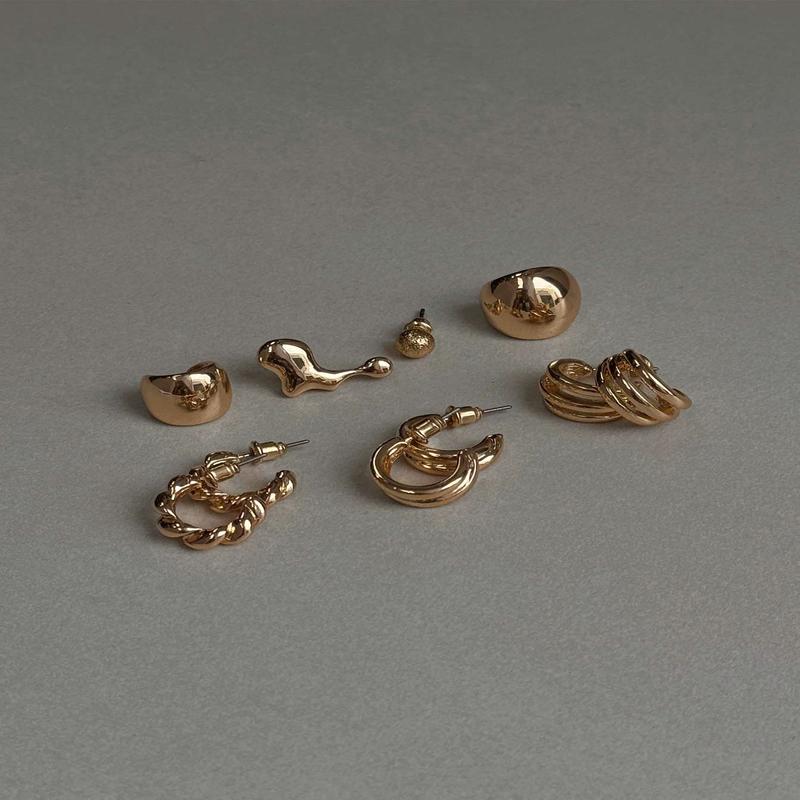 Pantheress Earring Pack Gold