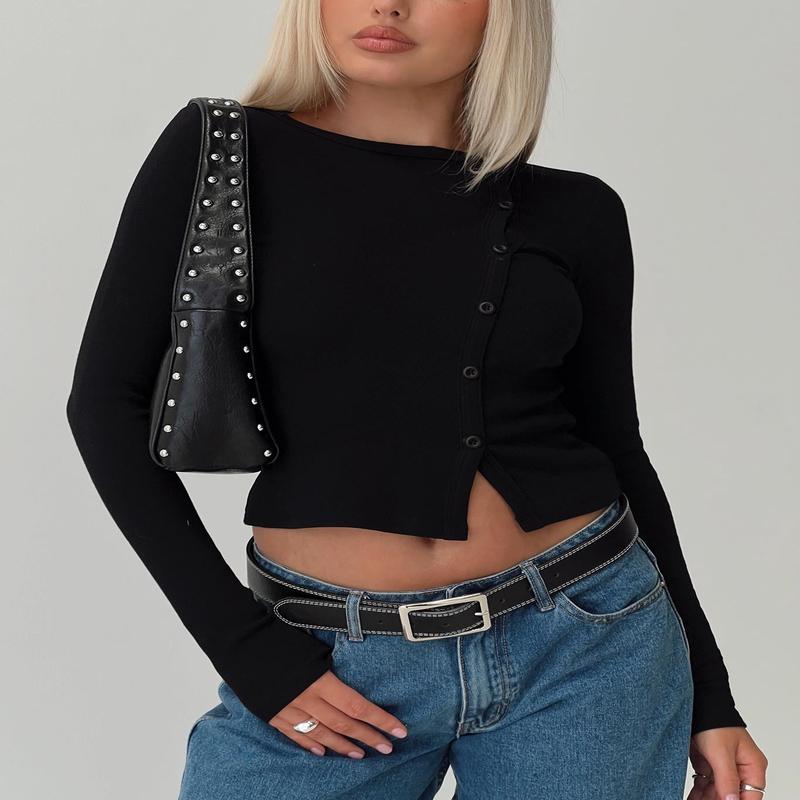 Passoni Long Sleeve Top Black
