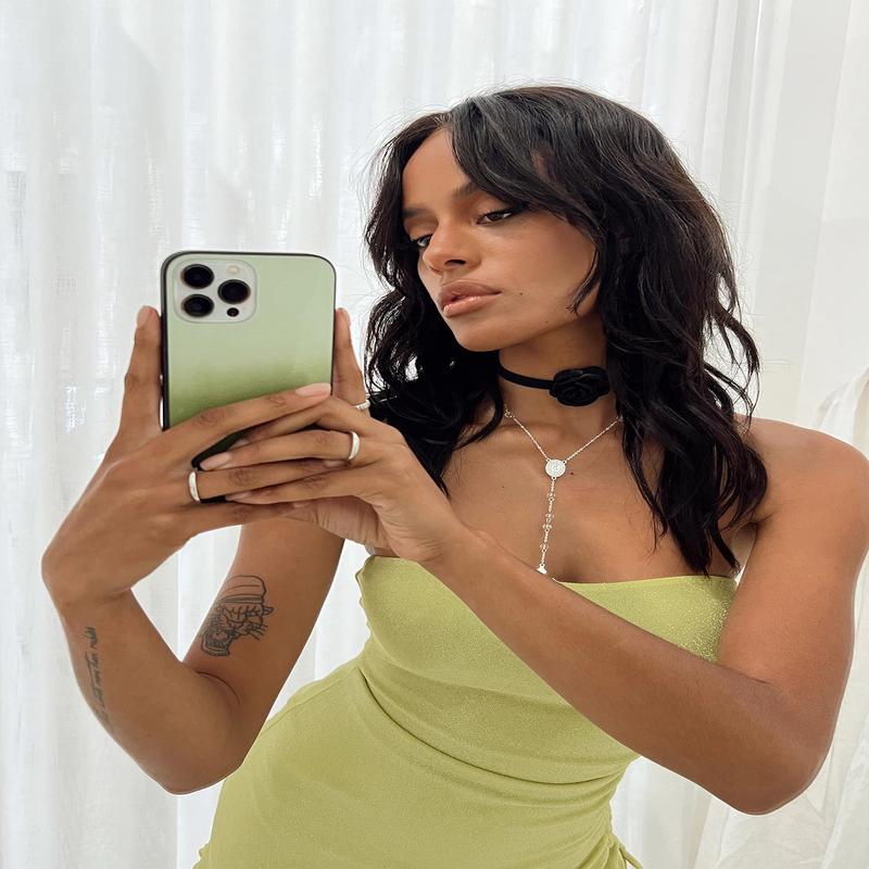 Elderberry iPhone Case Green Ombre