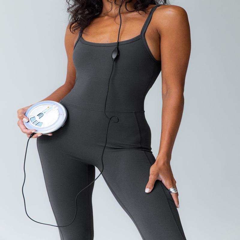 Go Getter Activewear Jumpsuit Grey