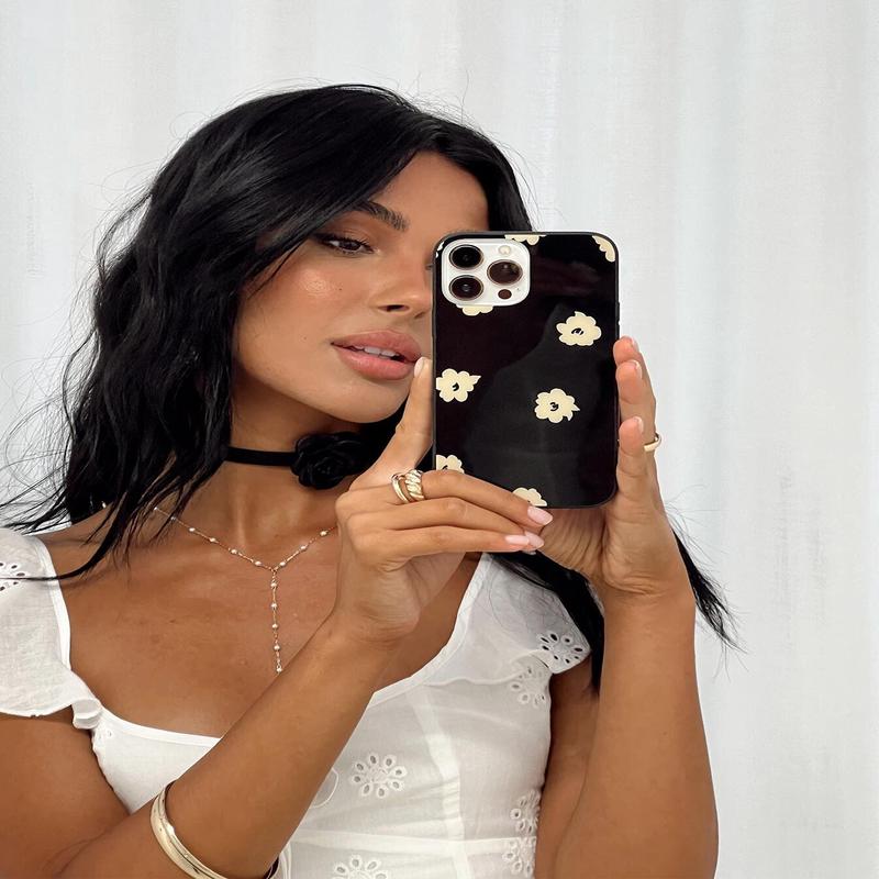 Tearose iPhone Case Black