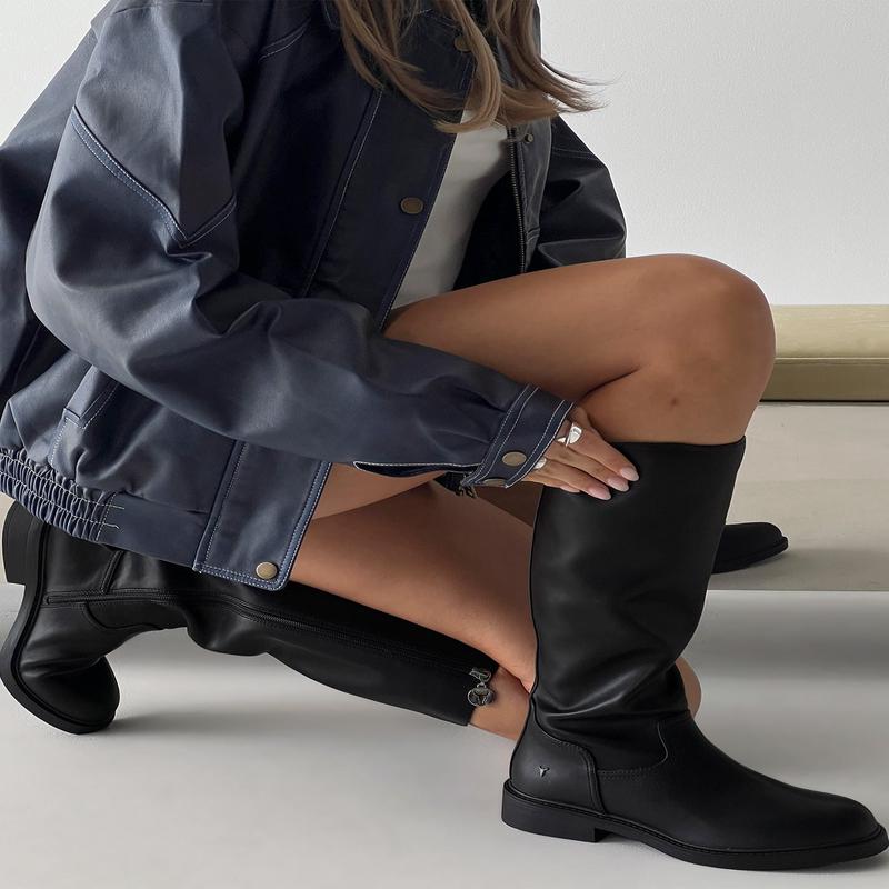 Windsor Smith Backfire Boots Black