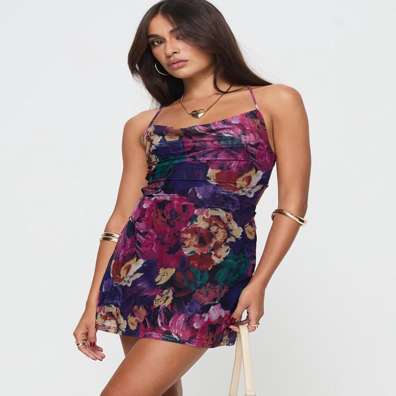 Celena Mini Dress Multi Floral