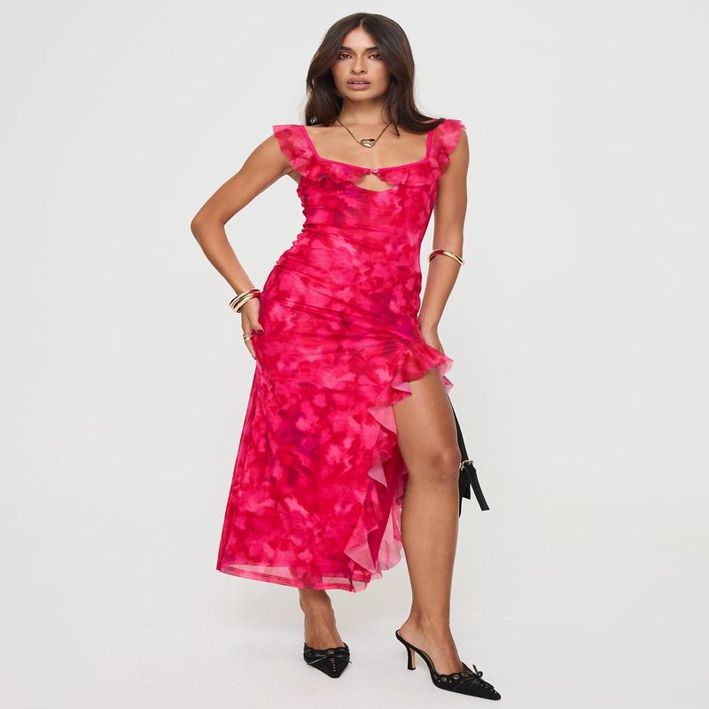 Ceri Maxi Dress Pink