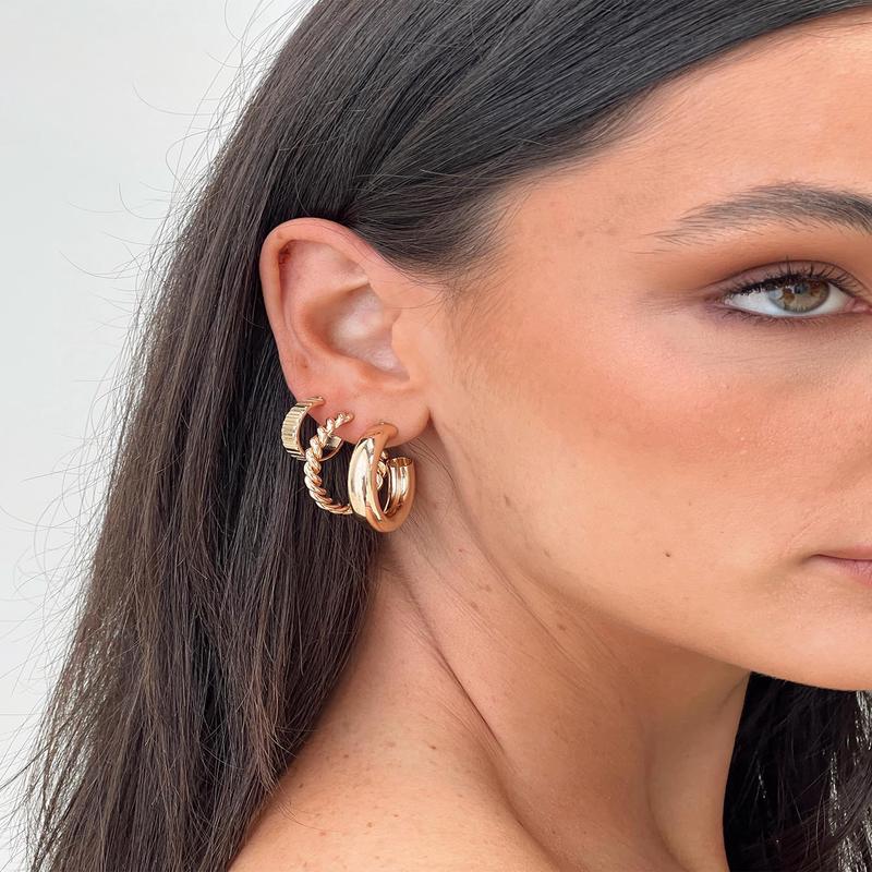 Atherton Earring Pack Gold