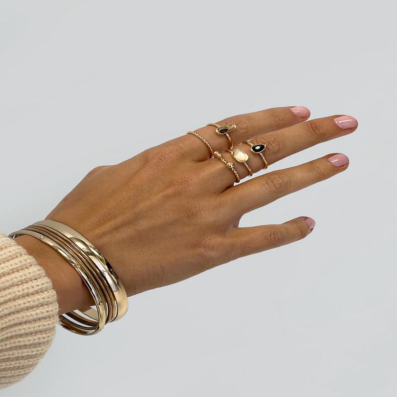 Bexlie Ring Pack Gold