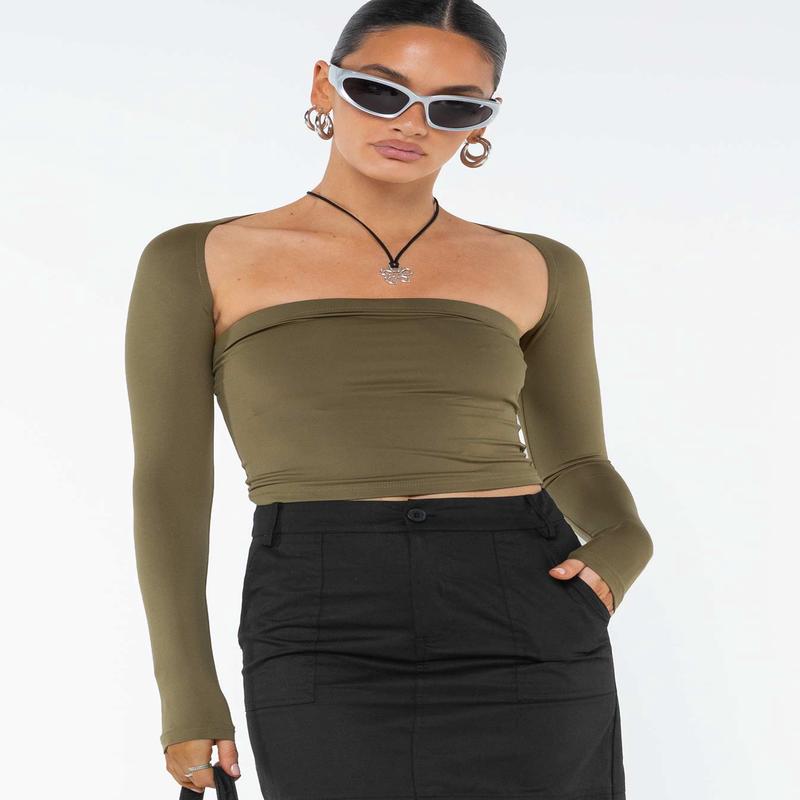 Deandra Top Olive