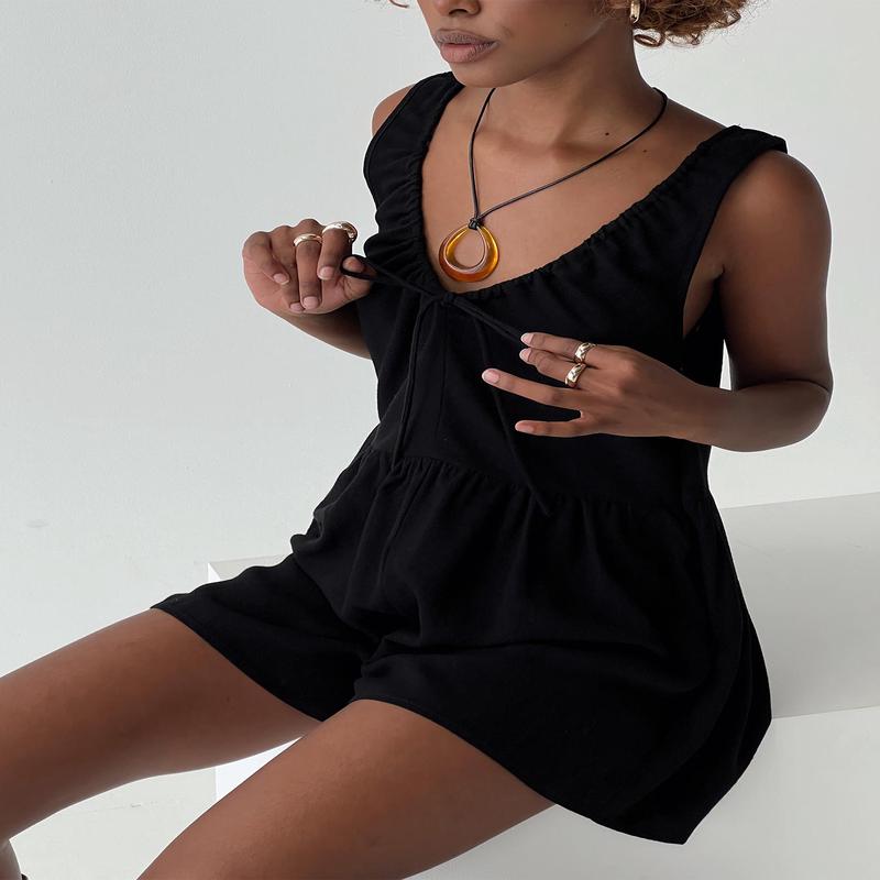 Mackellar Romper Black