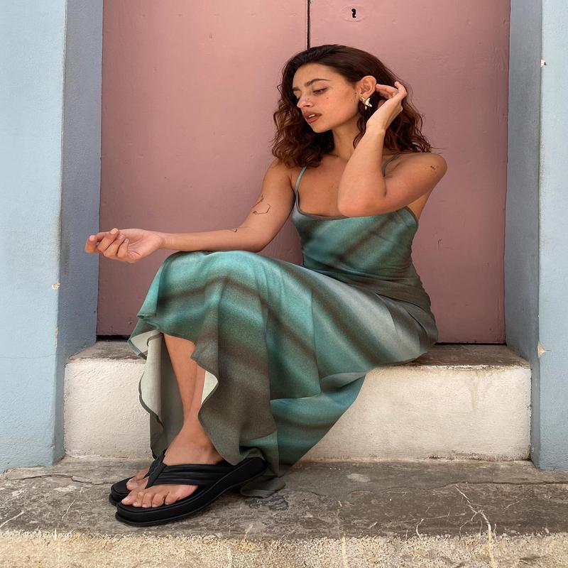 Otillie Maxi Dress Blue Multi