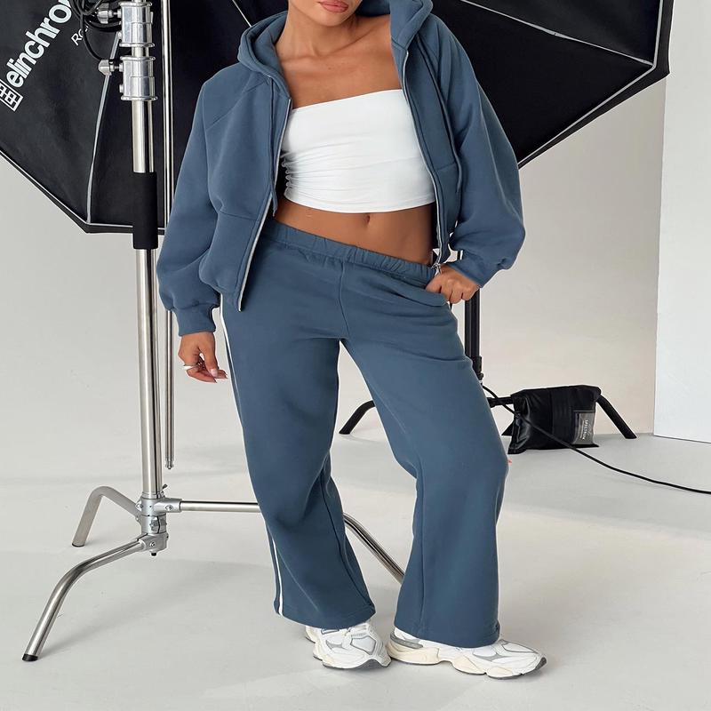 Skiller Side Stripe Track Pants Navy