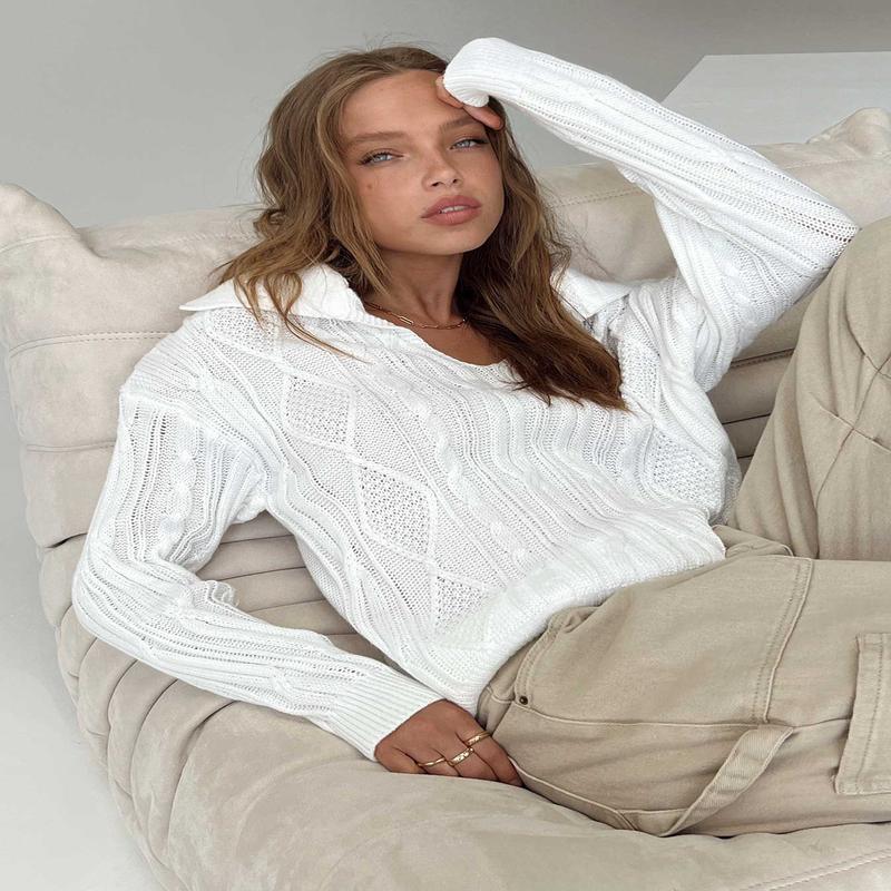 Symons Sweater White