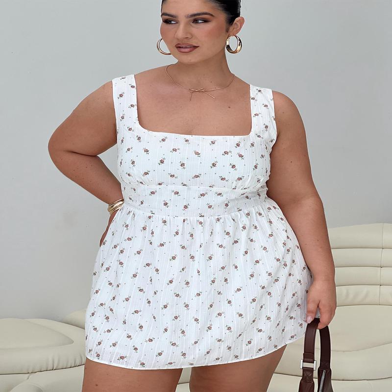 Samana Mini Dress White Curve