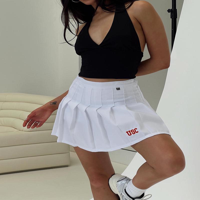 USC Tennis Skort White
