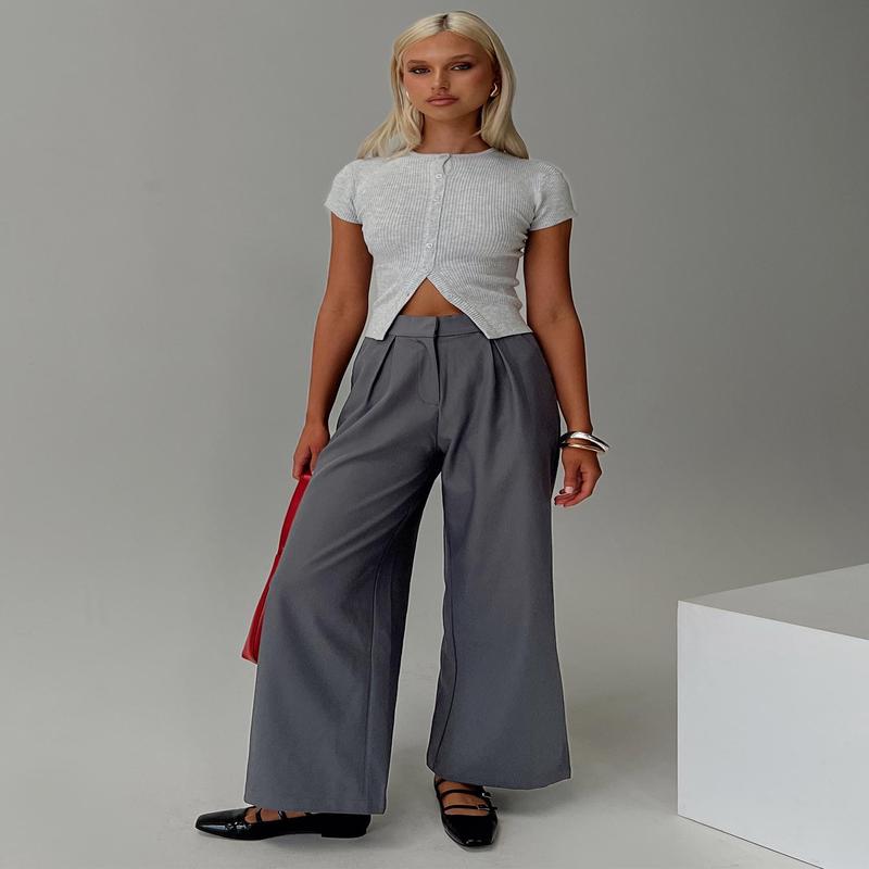 Relaxed Pants Charcoal