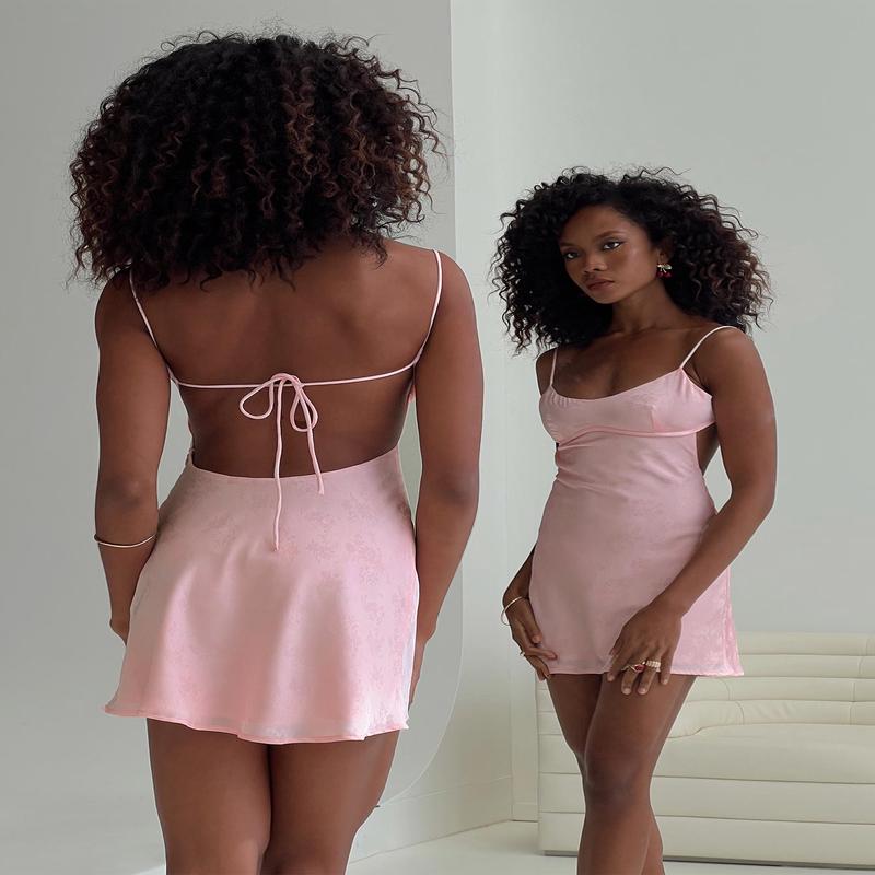 Clemence Mini Dress Pink