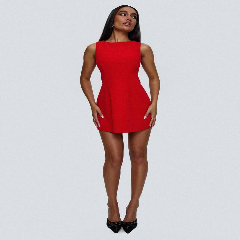 Anse Mini Dress Red