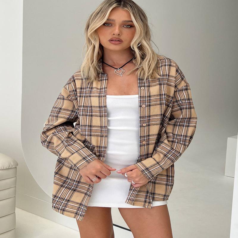 Tollen Shirt Beige Check