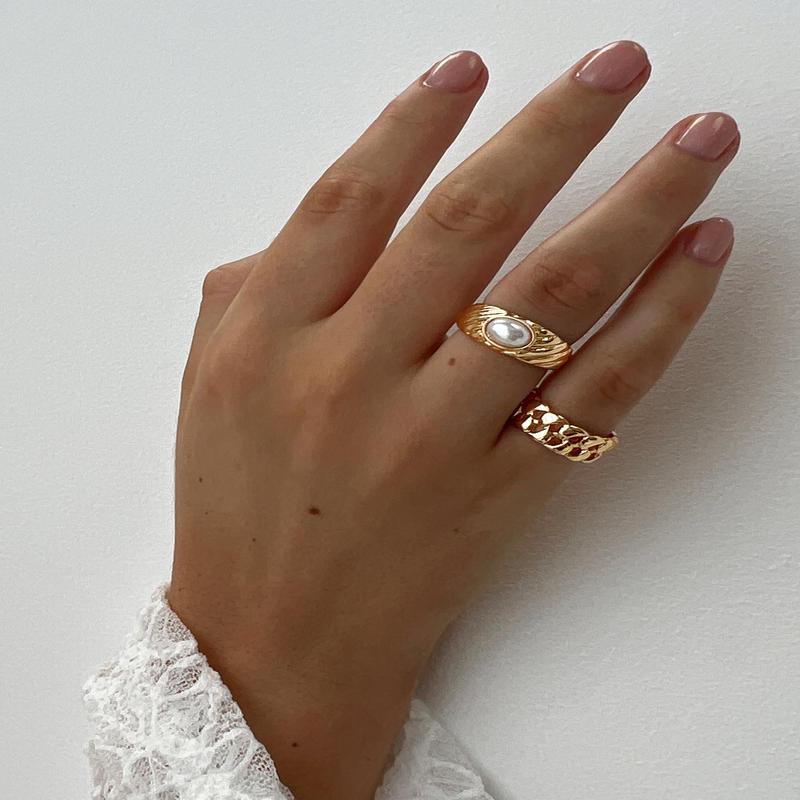 Palmera Ring Pack Gold