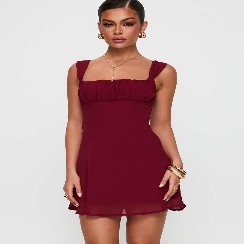 Solasta Mini Dress Red