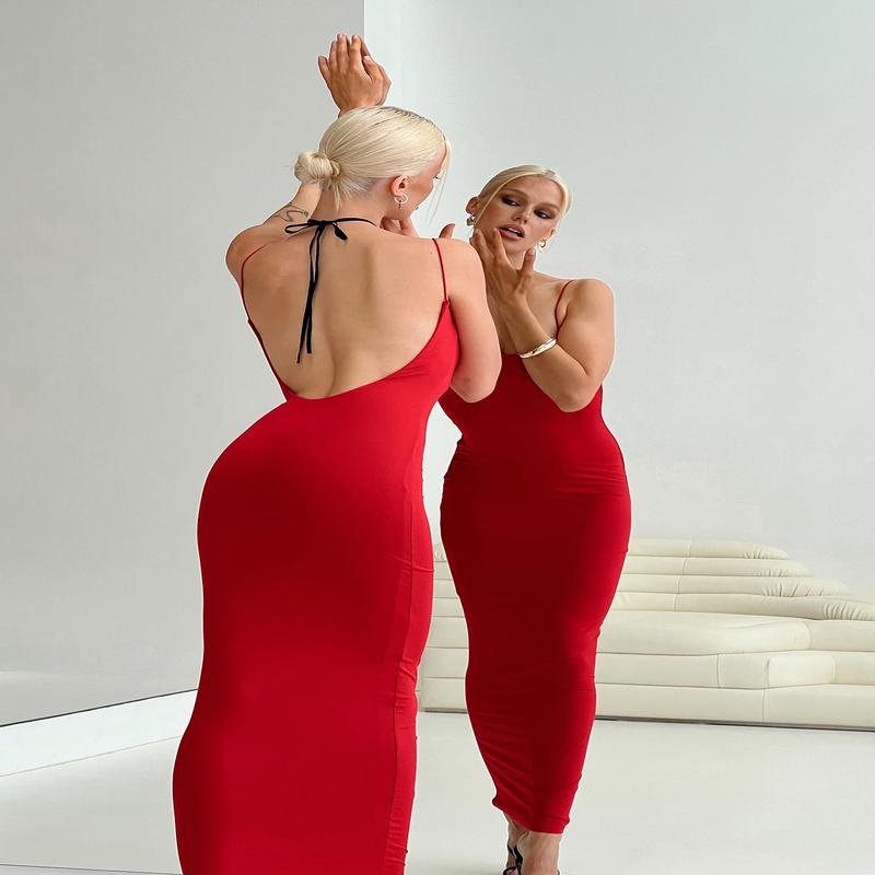 Taree Maxi Dress Red