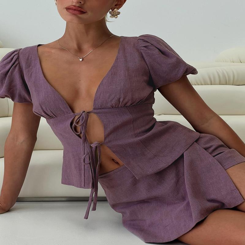 Wilhelmina Blouse Top Mauve