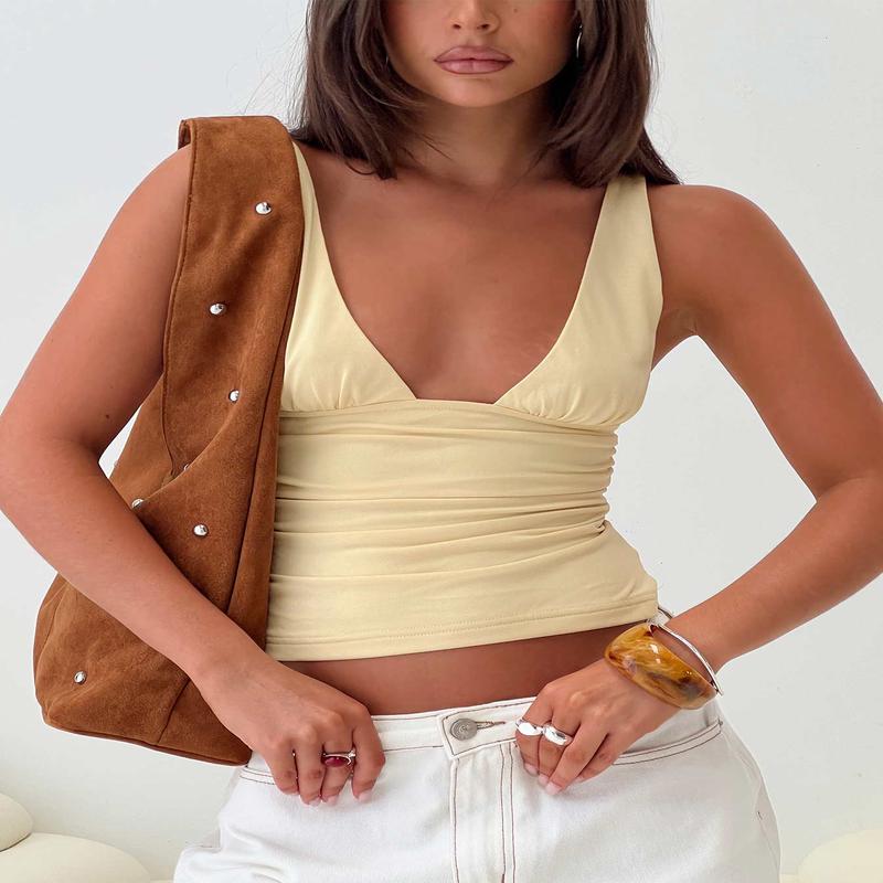 Sublime Ruched Top Yellow