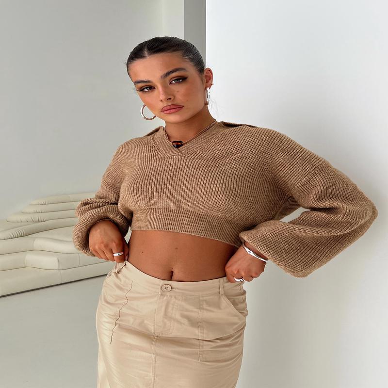 Hartlen Collared Sweater Beige