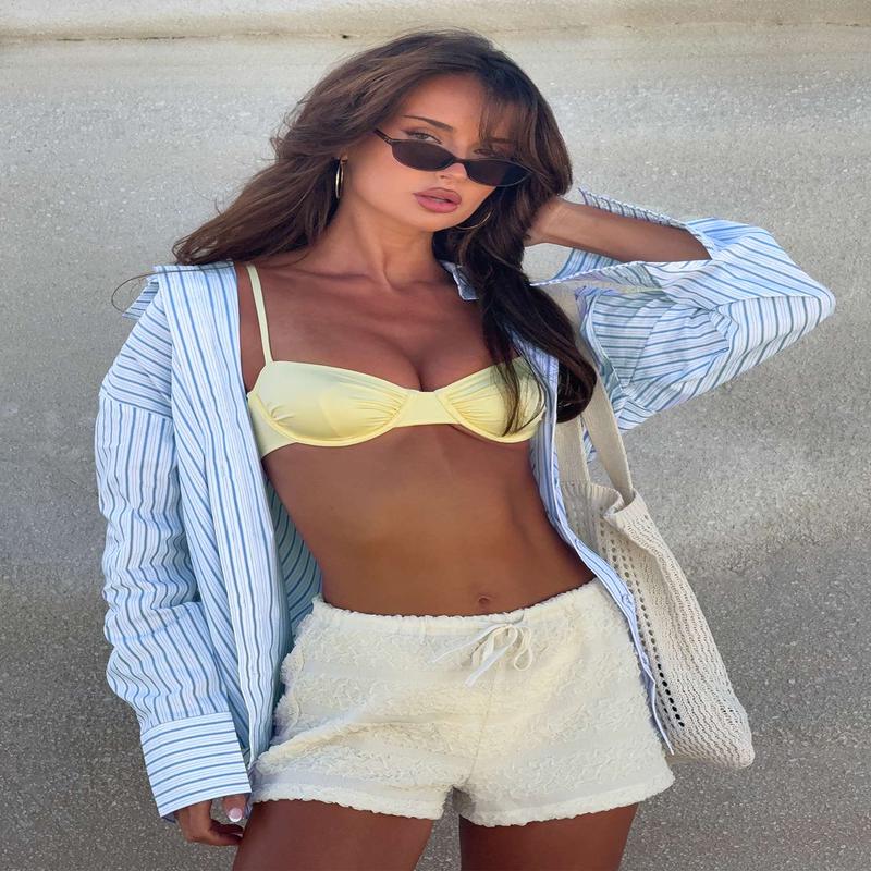 Mallin Shirt Blue / White Stripe