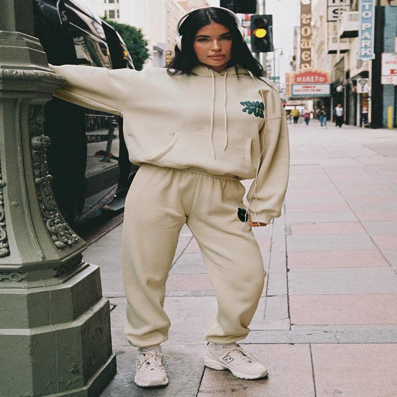 Princess Polly Track Pants Bubble Text Stone / Slate