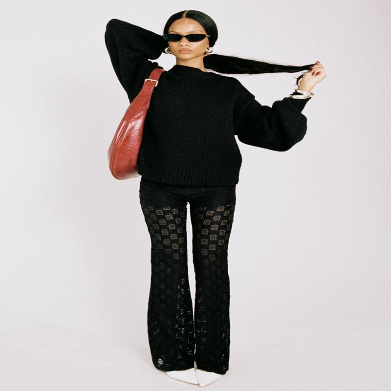 Jubilee Flare Pants Black