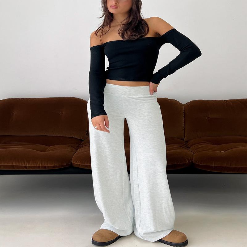 Ascenda Straight Leg Track Pant Grey Marle