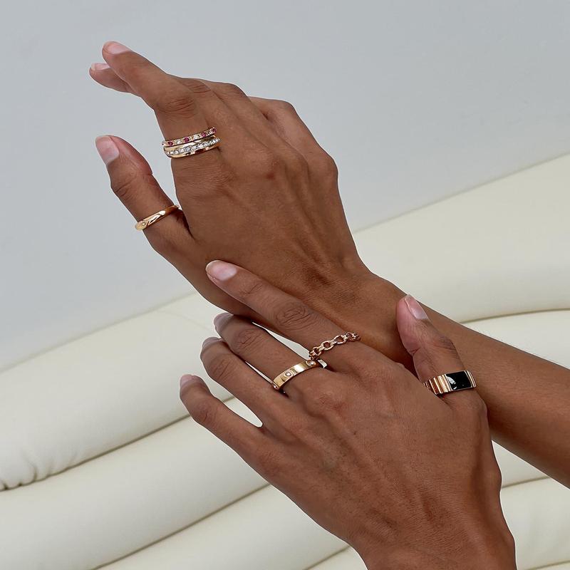 Bradley Ring Pack Gold