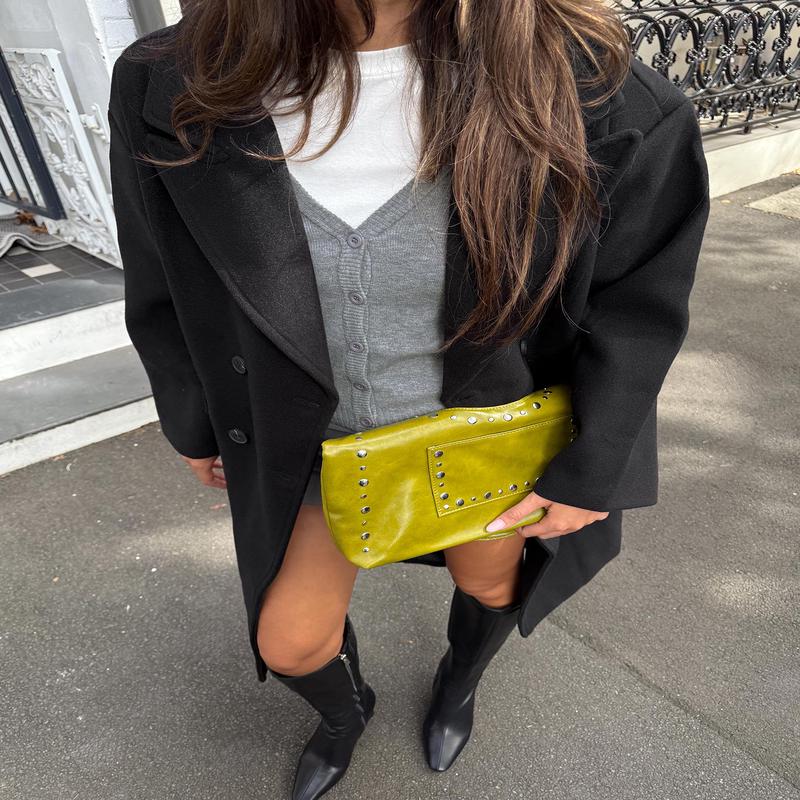 Inferno Longline Coat Black