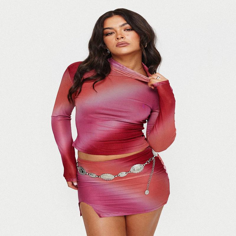 Another Dreamer Mini Skirt Pink