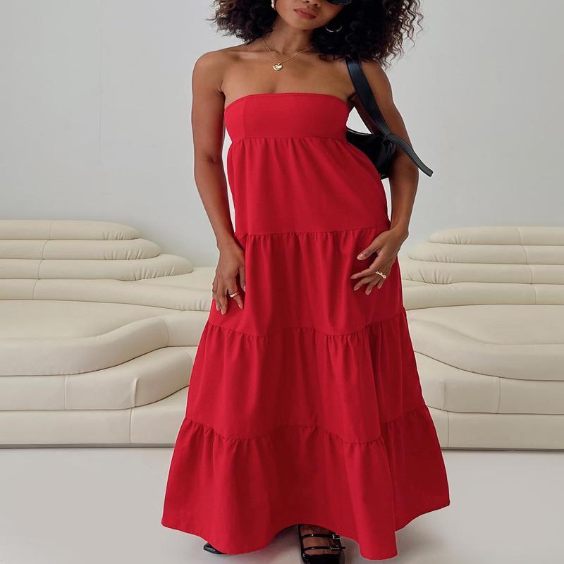 Kazia Maxi Dress Red