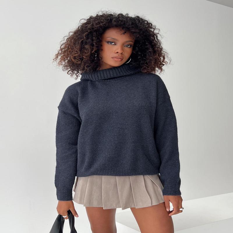Oswin Turtleneck Sweater Navy