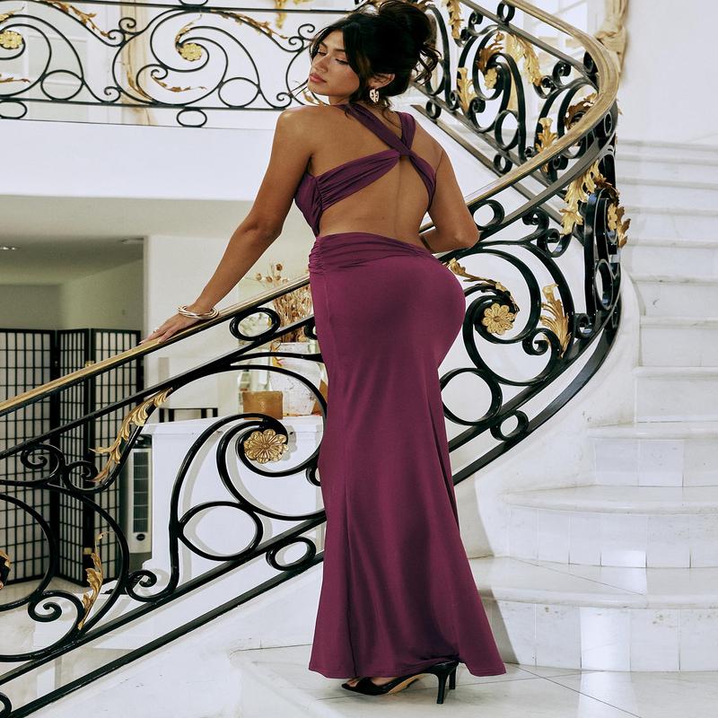 Bambia Maxi Dress Purple