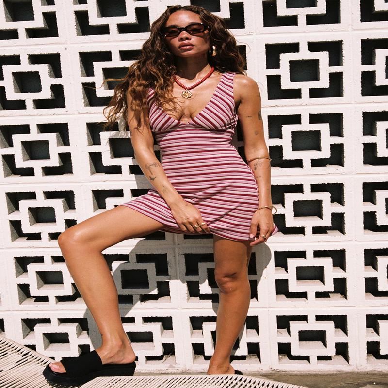 Nyrah Mini Dress Pink Multi